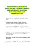 PUR 3000 EXAM 2 STUDY GUIDE  2026&sol;2027 COMPLETE QUESTIONS WITH  VERIFIED CORRECT ANSWERS &vert;&vert;  100&percnt; GUARANTEED PASS  <NEWEST VERSION> 