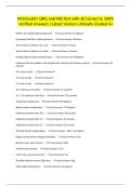 McDonald's QRG and FRS Test with all Correct & 100&percnt; Verified Answers &vert;Latest Version &vert;Already Graded A&plus;