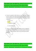 NUR MISC NR 326 MENTAL HEALTH B Quiz & As SATISFACTION GUARANTEED SUCCESS LATEST 2026&sol;2027 GRADED A&plus; Broward College