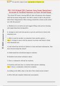 PEL 238 &lpar;School SW&rpar; Content Area Exam Questions &vert;  Accurate & Verified Answers to Pass Actual Exam 