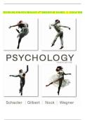 TESTBANK FOR Psychology &lpar;4th Edition&rpar; by Daniel L&period; Schacter