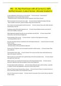 FRS &ndash; &lpar;SI&comma; Hip&rpar; Final Exam with all Correct & 100&percnt; Verified Answers &vert;Latest Version &vert;Already Graded A&plus;