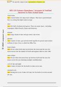 NES 103 Science Questions &vert; Accurate & Verified  Answers to Pass Actual Exam 