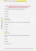 NBE - RESTORATIVE ART Questions &vert; Accurate &  Verified Answers to Pass Actual Exam 