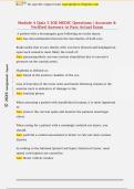 Module 4 Quiz 5 SOE MEDIC Questions &vert; Accurate &  Verified Answers to Pass Actual Exam