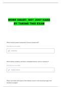 D313 PRE QUESTIONS AND CORRECT ANSWERS