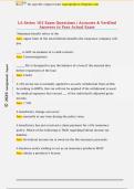 LA Series 103 Exam Questions &vert; Accurate & Verified  Answers to Pass Actual Exam