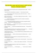 FRS 305 Ethics exam with all Correct & 100&percnt; Verified Answers &vert;Already Graded A&plus;