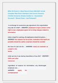 MHA 702 Exam 6 &vert;&vert; Most Recent Exam 2026-2027 Actual  Complete Real Exam Questions And Correct Answers               &lpar;Verified Answers&rpar; Already Graded A&plus; &vert; Guaranteed                        Success&excl;&excl; &vert; Newest Exam &vert; Just Released&excl;&excl;