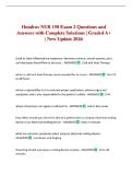 Hondros NUR 150 Exam 2 Questions and Answers with Complete Solutions &vert; Graded A&plus; &vert; New Update 2026