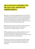 BSN 246 HESI HEALTH ASSESSMENT EXAM PREP 2026 ACTUAL QUESTIONS AND ANSWERS GRADED A&plus;