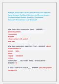 Michigan Jurisprudence Exam &vert;&vert; Most Recent Exam 2026-2027  Actual Complete Real Exam Questions And Correct Answers               &lpar;Verified Answers&rpar; Already Graded A&plus; &vert; Guaranteed                        Success&excl;&excl; &vert; Newest Exam &vert; Just Released&excl;&excl;