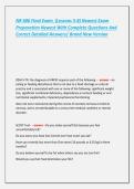 NR 606 Final Actual Exam Newest Actual Exam With Complete 270 Questions And Correct Detailed Answers &lpar;Verified Answers&rpar; &vert;Already Graded A&plus;
