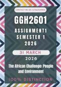 GGH2601 Assignment 1 Semester 1 Memo &vert; Due Date 31 March 2026