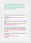 Nebraska Pesticide Applicator Certification &lpar;2026&rpar; Exam  &vert;&vert; Most Recent Exam 2026-2027 Actual Complete Real  Exam Questions And Correct Answers &lpar;Verified  Answers&rpar; Already Graded A&plus; &vert; Guaranteed  Success&excl;&excl; &vert;  Newest Exam &vert; Just Released&excl;&excl; 