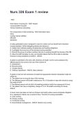 Nurs 326 Exam 1 review NEWEST 2026&sol;2027 ACTUAL EXAM COMPLETE QUESTIONS AND CORRECT DETAILED ANSWERS &lpar;VERIFIED ANSWERS&rpar; &vert;ALREADY GRADED A&plus;&vert;&vert;BRAND NEW&excl;
