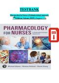 Test Bank for Pharmacology for Nurses&colon; A Pathophysiologic Approach&comma; 7th Edition