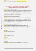 KLETC Test 1 Study Guid Questions &vert; Accurate &  Verified Answers to Pass Actual Exam e