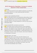 KLETC Reciprocity Questions &vert; Accurate & Verified  Answers to Pass Actual Exam 