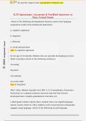 ILTS Questions &vert; Accurate & Verified Answers to  Pass Actual Exam