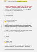 ILTS SLP&colon; nonteaching practice test &lpar;232&rpar; Questions &vert;  Accurate & Verified Answers to Pass Actual Exam 