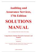 Solution Manual &ndash; Auditing and Assurance Services&comma; 17th Edition &ndash; Alvin A&period; Arens&comma; Randal J&period; Elder&comma; Mark S&period; Beasley&comma; Chris E&period; Hogan &ndash; ISBN 9780134897431 &lpar;Chapters 1&ndash;26 Covered&rpar;