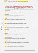 ACVPM Core Competencies in Food Protection for  ACVPM Questions &vert; Accurate & Verified Answers to  Pass Actual Exam