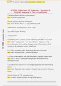 ACVPM - Infectious DZ Questions &vert; Accurate &  Verified Answers to Pass Actual Exam 
