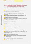 ACVPM Infectious Diseases Questions &vert; Accurate &  Verified Answers to Pass Actual Exam 