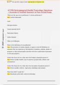 ACVPM Epi&sol;Biostats&comma; Infectious Diseases&comma; Public Health&comma; Food Protection Core Competencies&comma; Environmental Health & Toxicology&comma; and Bad Bug Book Questions Complete Package &vert; Accurate & Verified Answers