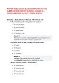 BIOD 103&colon; Essential Biology &vert; Module 2 Practice Exam &vert; Questions & Correct Answers Graded A&plus; &vert; Verified Answers &vert; Latest Version 2026-2027