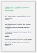 Pool and Hot tub CPO practice Exam&vert;&vert; Most Recent Exam  2026-2027 Actual Complete Real Exam Questions &vert;&vert; Newest  Exam &vert; Just Released&excl;&excl; 