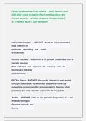 RECA Fundamentals Exam Alberta  &vert;&vert; Most Recent Exam       2026-2027 Actual Complete Real Exam Questions And                Correct Answers   &lpar;Verified Answers&rpar; Already Graded                               A&plus; &vert;&vert; Newest Exam  &vert; Just Released&excl;&excl;