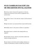 NR 503 CHAMBERLAIN EXAM SCRIPT 2026 MID TERM QUESTIONS WITH FULL SOLUTIONS