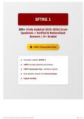 SFTRG 1 300&plus; &lpar;Fully Updated 2025-2026&rpar; Exam Questions &plus; Verified & Rationalized Answers   A&plus; Graded