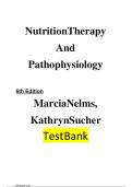 Test Bank for Nutrition Therapy and Pathophysiology 3rd Edici&oacute;n de Marcia Nelms &vert;&vert;ISBN&colon;9781305111967