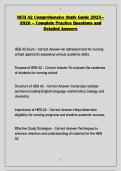 HESI A2 Comprehensive Study Guide 2025&ndash;2026 &ndash; Complete Practice Questions and Detailed Answers