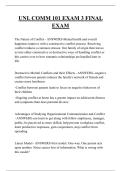 UNL COMM 101 EXAM 3 FINAL  EXAM QUESTIONS AND ANSWERS 2026