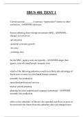 IBUS 401 TEST 1 QUESTIONS AND ANSWERS 2026