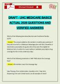 DRAFT - UHC MEDICARE BASICS ACTUAL 2026 QUESTIONS AND VERIFIED ANSWERS