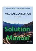 Microeconomics 6th Edition Besanko & Braeutigam SOLUTIONS MANUAL Verified Answers Latest Update 2026