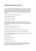 TCM CALE Board review NEWEST 2026&sol;2027 ACTUAL EXAM COMPLETE QUESTIONS AND CORRECT DETAILED ANSWERS &lpar;VERIFIED ANSWERS&rpar; &vert;ALREADY GRADED A&plus;&vert;&vert;BRAND NEW&excl;&excl;