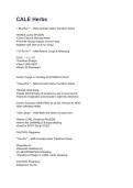 CALE Herbs NEWEST 2026&sol;2027 ACTUAL EXAM COMPLETE QUESTIONS AND CORRECT DETAILED ANSWERS &lpar;VERIFIED ANSWERS&rpar; &vert;ALREADY GRADED A&plus;&vert;&vert;BRAND NEW&excl;&excl;