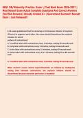 HESI OB&sol;Maternity Practice Exam Test Bank Exam 2026-2027 &vert;  Most Recent Exam Actual Complete Questions And Correct Answers  &lpar;Verified Answers&rpar; Already Graded A&plus; &vert; Guaranteed Success&excl;&excl; Newest  Exam &vert; Just Released&excl;&excl;  
