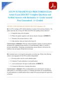 ATI PN FUNDAMENTALS PROCTORED EXAM Actual Exam 2026&sol;2027 Complete Questions and Verified Answers with Rationales A&plus; Grade Assured Pass Guaranteed - A&plus; Graded