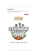 TEST BANK FOR Human Resource Management 6th Edition by Patrick M&period; Wright Sandra Steen&comma; Raymond Andrew Noe ISBN&colon; 978-1260881226 COMPLETE GUIDE ALL CHAPTERS COVERED 100&percnt; VERIFIED A&plus; GRADE ASSURED&excl;&excl;&excl;&excl;&excl;NEW LATEST UPDATE&excl;&excl;&excl;&excl;&excl;