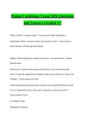 Fisdap Cardiology Exam 2026 Questions and Answers Graded A&plus;