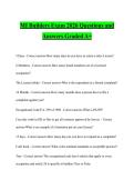 MI Builders Exam 2026 Questions and Answers Graded A&plus;