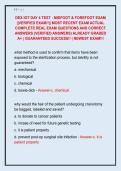 DEX IOT DAY 4 TEST - MIDFOOT & FOREFOOT EXAM  &vert;&vert;VERIFIED EXAM&excl;&excl;&vert;&vert; MOST RECENT EXAM ACTUAL  COMPLETE REAL EXAM QUESTIONS AND CORRECT  ANSWERS &lpar;VERIFIED ANSWERS&rpar; ALREADY GRADED  A&plus; &vert; GUARANTEED SUCCESS&excl;&excl; &vert; NEWEST EXAM&excl;&excl;&excl; 