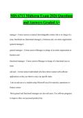 MIS 6713 Midterm Exam 2026 Questions and Answers Graded A&plus;